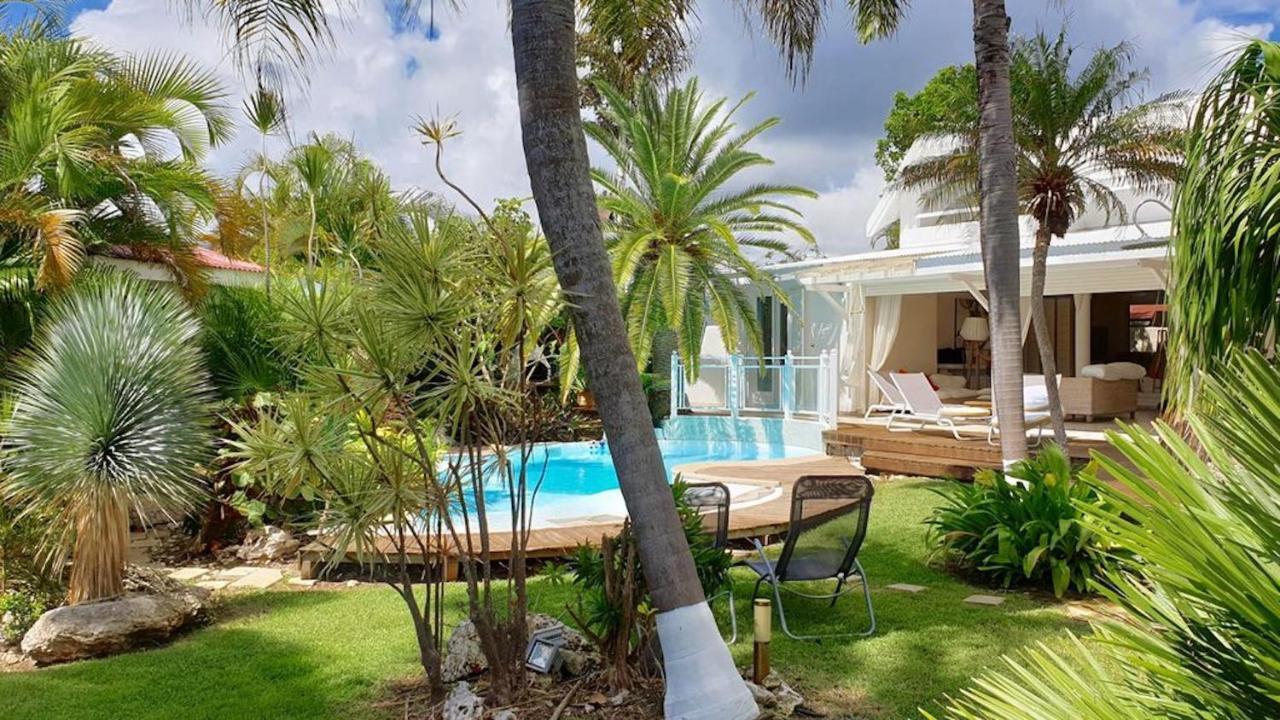 Villa Iguanou Et Piscine En Bord De Mer Proche Plages Marina Et Golf 생프랑수아 외부 사진