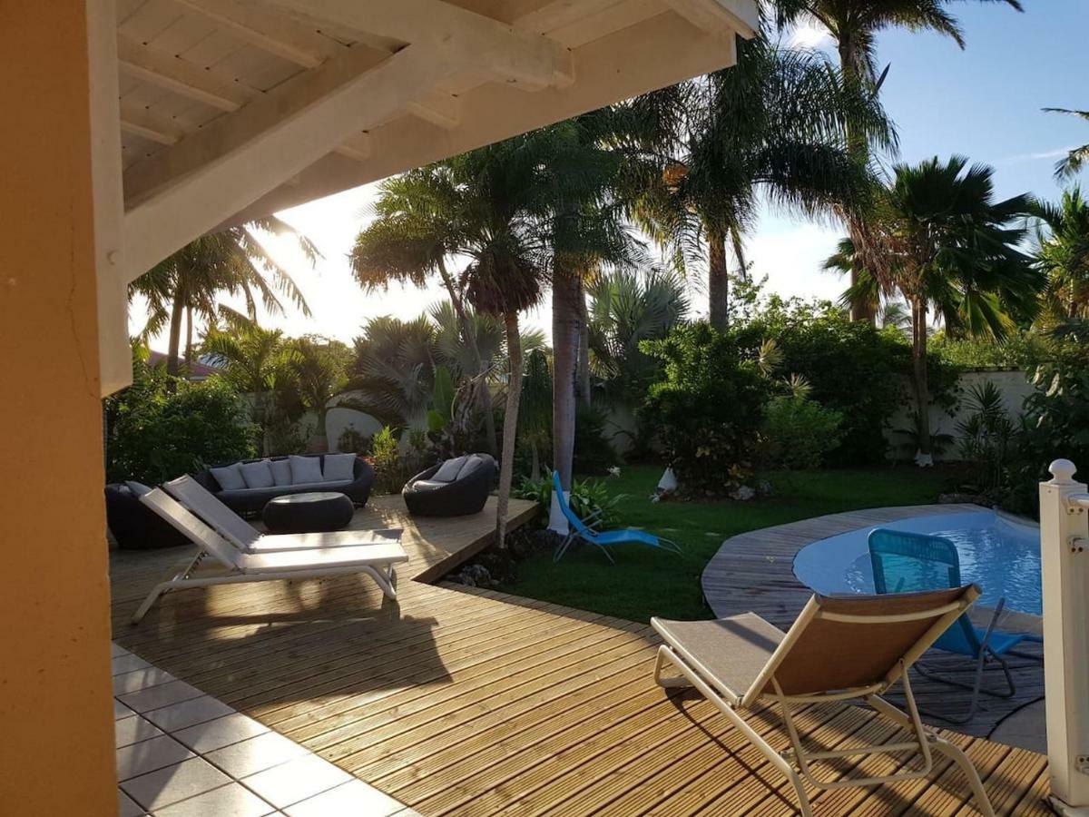 Villa Iguanou Et Piscine En Bord De Mer Proche Plages Marina Et Golf 생프랑수아 외부 사진