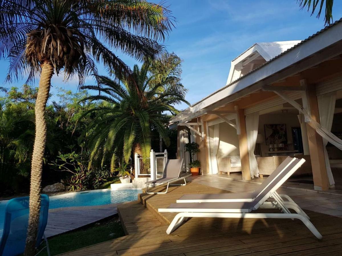 Villa Iguanou Et Piscine En Bord De Mer Proche Plages Marina Et Golf 생프랑수아 외부 사진