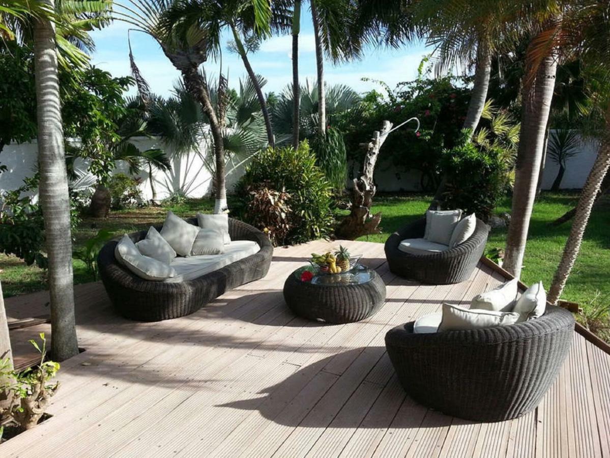 Villa Iguanou Et Piscine En Bord De Mer Proche Plages Marina Et Golf 생프랑수아 외부 사진